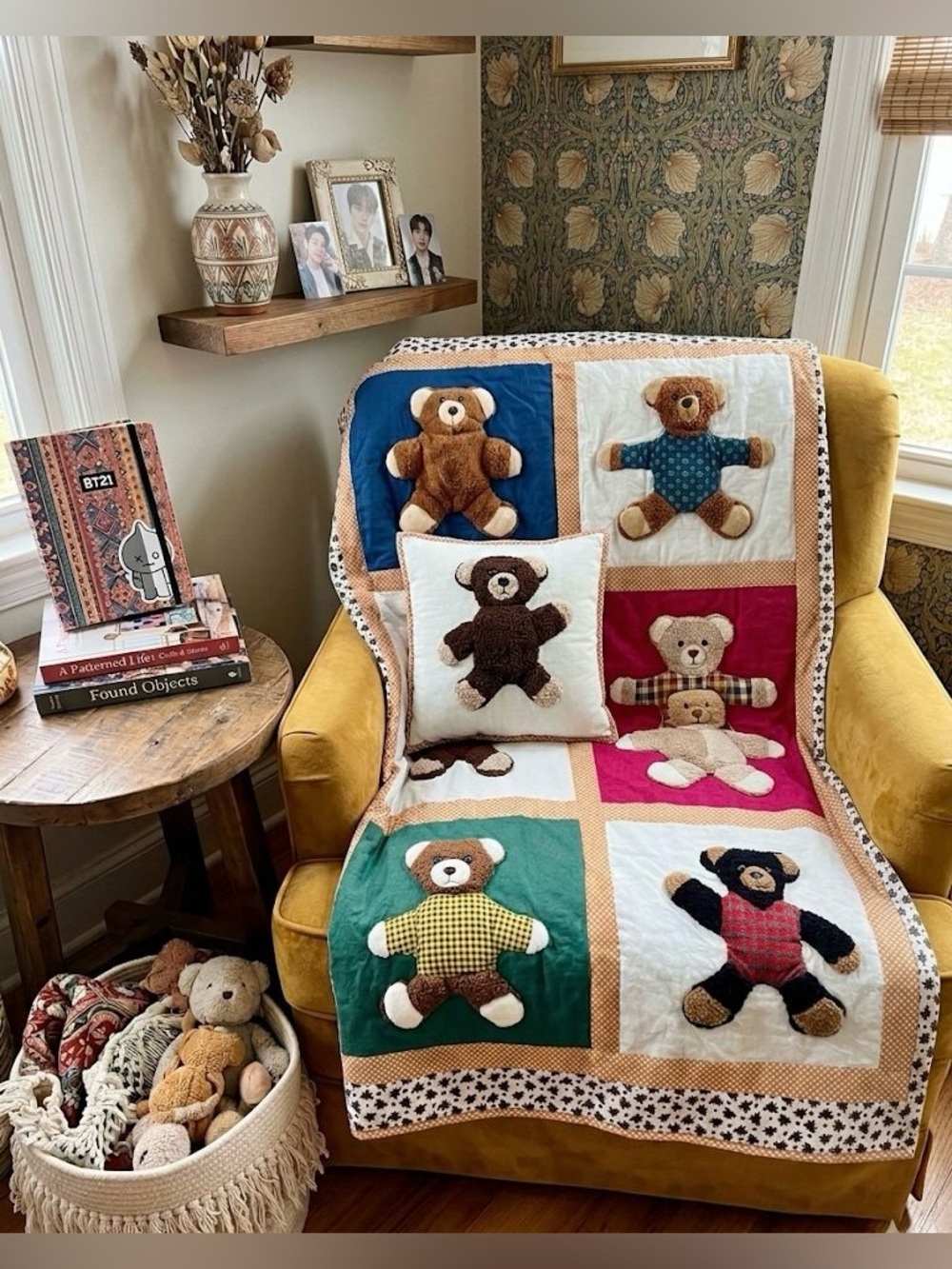 🧸 Vintage Teddy Bear Charm: Complete Set 🧸
